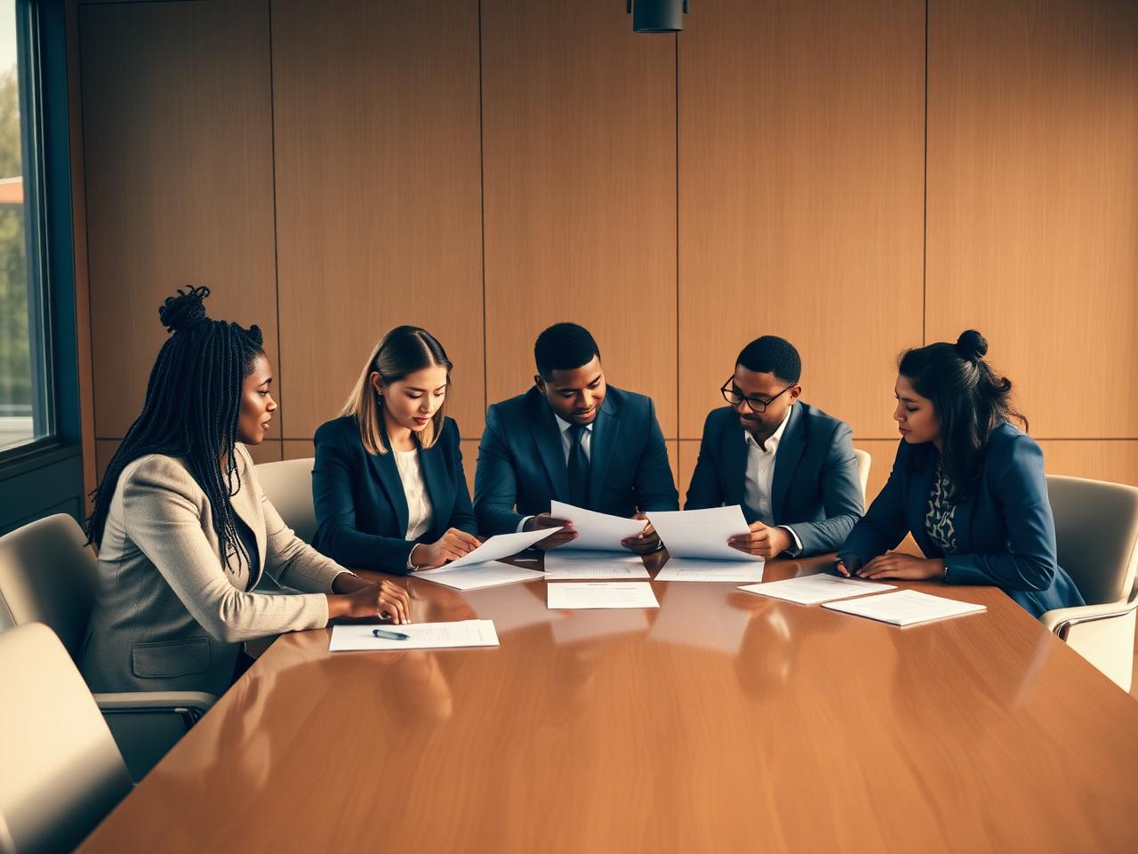 Mettawave Consulting Services team collaborating in a boardroom